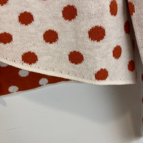 NWT Callahan Olivia Tie Front Polka Dot Sweater - Picture 7 of 10